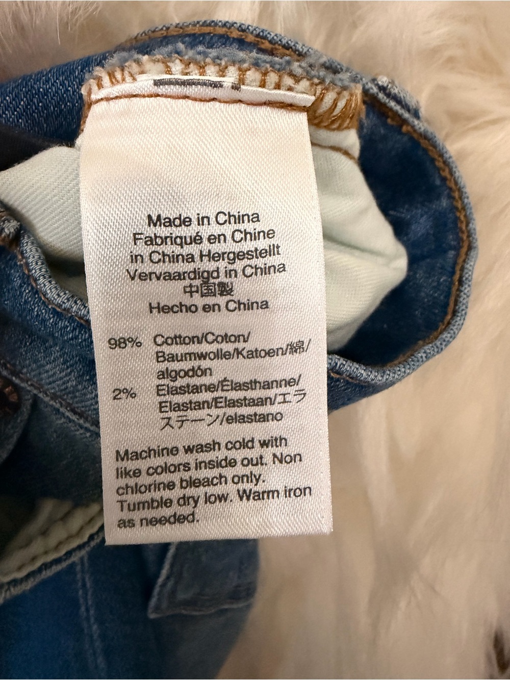 J. Crew Blue Denim Button-Front Skirt - Picture 4 of 4